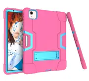 MCC Stylish Shockproof iPad Air 4 10.9" 2020 Case Cover Kids Apple Air4 [Magenta+Blue]