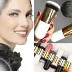 Foundation Makeup Brush Soft Hair Chubby Brush Flat Cream Brush Cosmetic Tool ♢