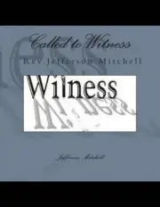 Called to Witness by Jefferson Wade Mitchell (English) Paperback Book