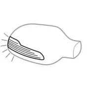 Sherman SULEGA18-300-2 Right Side Mirror Outside Rear View For Subaru Legacy