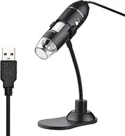 1000X USB Handheld Digital Electronic Micro Portable Mini Magnifier with Stand for Laptop Desktop ct Skin Observation Industrial Testing Circuit d Detection