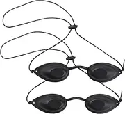 CHDZSW Solarium Glasses, UV Safety Glasses, Red Light Therapy Eye Patch Eye, Ergonomic Design, Elastic Band, Adjustable, Suitable for Beauty Treatments and Outdoor Tanning Protection