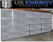 GARAGE DOOR REFLECTIVE INSULATION FOIL KIT 12x10' WAREHOUSE DOOR (5 ROWS HIGH)