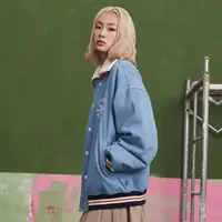 在飛比找momo購物網優惠-【CONVERSE】YOTD DENIM JACKET 夾克