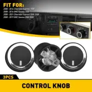 3X A/C Heater Panel Control Knob For GMC Savana/Chevrolet Express Replacement US (for: Chevrolet)