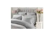 Belledorm Oxford Continental Pillowcase (Platinum) (75cm x 50cm)