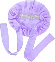 LOLIPPYY 1Pc Creative Double Shower Cap for Long Hair Non Skid Sleeping Hat Practical Indoor Bathing Protection for Women and Great present Light