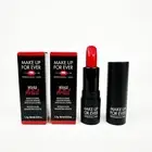 2 Make Up For Ever Rouge Artist Lipstick in "402 Untamed Fire" Red Deluxe Travel