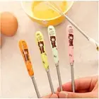 Practical Manual Whisk Beater Ceramic Handle Mini Mixer Stainless Steel