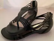 *New* Sofft Women’s Wynne Shoes Size 8.5 M Black Leather Thongs Sandals Retired