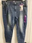 New Signature Levi Simply Stretch Mid Rise Skinny Jeans Women's Size 24 40X28