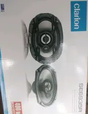 Pair Clarion SE6935R 220 Watt 6x9" Coaxial 3-Way Car Audio Speakers