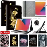 For iPad 5/6/7/8/9/10th Gen Air Pro 11 13 Mini 7th 2024 Smart Leather Case Cover
