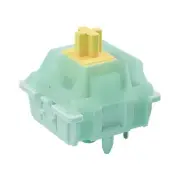 Kutethy X Gateron Jade Series Goldenrod Yellow Pro Switches55gf Pre-lubed 5 P...