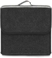 Car Trunk Organizer Bag Folding Soft Felt Storage Pouch Box Fit For Opel Astra H G J Insignia Corsa Zafira Meriva(Grey-1PCS,Small)