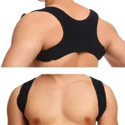 Unisex Adjustable Posture Corrector Shoulder Brace Back Support Strap Belt