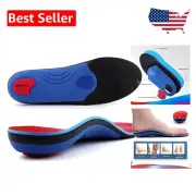 210+ lbs Plantar Fasciitis Relief Insoles: Full-Length High Arch Comfort Inserts