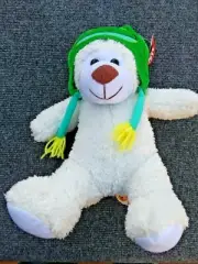 Bear Peek-A-Boo Toys Plush w FROG Hat 12" new w Tag !! toy NEW 16