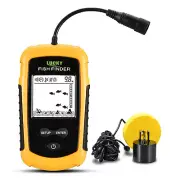 Handheld Fish Finder 200kHz 100M Portable Sound Sonar Depth Detector Transducer