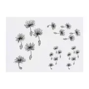 4 x 'Dandelion Seeds' Temporary Tattoos / Transfers (TO00011047)