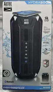 Altec Lansing HydraBoom IMW1400-BLK Waterproof Wireless Bluetooth Speaker NEW!