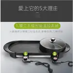 【台灣－現貨】特惠電烤盤 烤肉盤 電烤爐 無煙電烤盤 燒烤盤 烤盤 火烤兩用鍋 110V無煙烤盤 不粘鍋烤盤 多功能涮烤