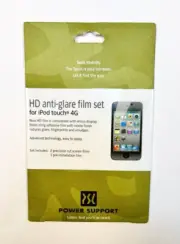Power Support HD Anti-glare film set for iPod touch 4G. New Never Opened.