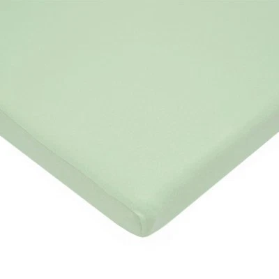 Soft Cotton Jersey Fitted Bassinet Sheet 15x33 Inches Machine Washable