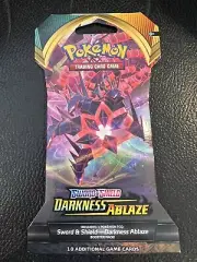 Pokemon TCG | Darkness Ablaze | Sleeved Booster Pack | New Factory Sealed