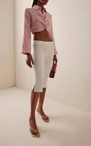 [Matthew Bruch] Twisted Linen Shirt