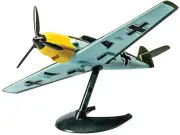 Skill 1 Model Kit Messerschmitt BF109 Snap Together Painted Plastic Model Airpla