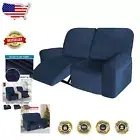 Luxury 6-Piece Stretch Velvet Loveseat Cover - Machine Washable Protection