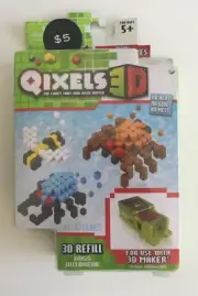 QIXELS 3D Refill Kit BUGS OUTBREAK 300 Cubes- Jungle World - New & Sealed
