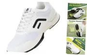Wide & Extra Wide Pickleball Shoes Men Tennis Racquetball Squash 13 Wide White