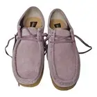 New Clark's Women's Wallabee Vtg Pink Size 8 ~ M Width Suede 26111540