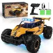 Remote Control Car for Boys, RC Cars, 1:12 Monster RC Truck Off Road with LED He