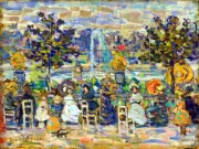 Art Luxembourg Gardens Ceramic Mural Kitchen Backsplash Bath Tile #2304