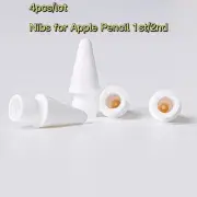 4 Packs Tips Nib Replacement for Apple Pencil 1st Gen 2nd Gen Pen iPad Pro