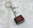 Once Upon A Time Keychain "Henry's Book" Poison Apple and Queen's Keys