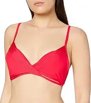 [Seafolly] Women's Quilted Wrap Front Booster Bikini Top