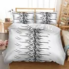 White Doona Duvet Quilt Cover Set Single Double Queen King Size Bedding Linen