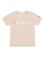 [Champion] Junior Script Short Sleeve Tee in Tropical Sand