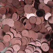 10mm Flat Sequin Loose Paillettes~ PINK Metallic ~ Round Disc ~ Made in USA.