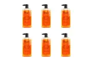 6x Pears 500ml Body Wash Soap-Free Liquid Bath Cleanser Pure & Gentle Original