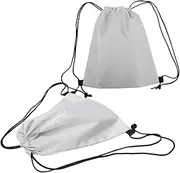 VINTORKY 2Pcs Drawstring Backpack Sports Storage Pouch Durable Gym Sack for Fitness Travel Outdoor Activities Capacity for