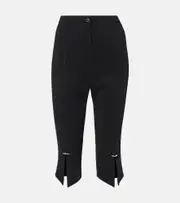 [Mugler] Mugler Pierced capri pants AU 16 black