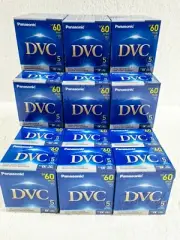 Panasonic AY-DVM60EJ 60-Minute DVC (Mini DV) Tape (5-Pack)