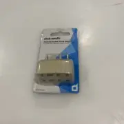 Australian Telephone Socket 605 Plug to 2 x 610 Double Adaptor