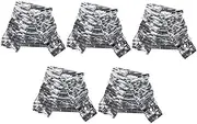 JECOMPRIS 5 Pcs Blanket Space Blanket Thermal Blanket Outdoor Emergency Thermal Blanket Emergency Blanket for Outdoor Emergency Blanket for Camping The Pet Silver