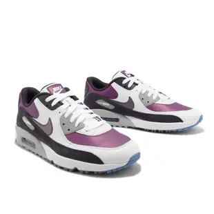 Nike 高爾夫球鞋 Air Max 90 Golf NRG 黑 紫 白 休閒鞋 男鞋 【ACS】 DQ4128-155